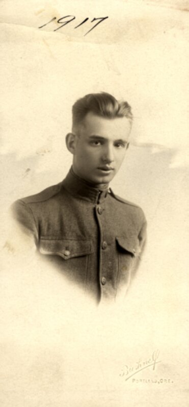 Haycox as a Soldier During World War I