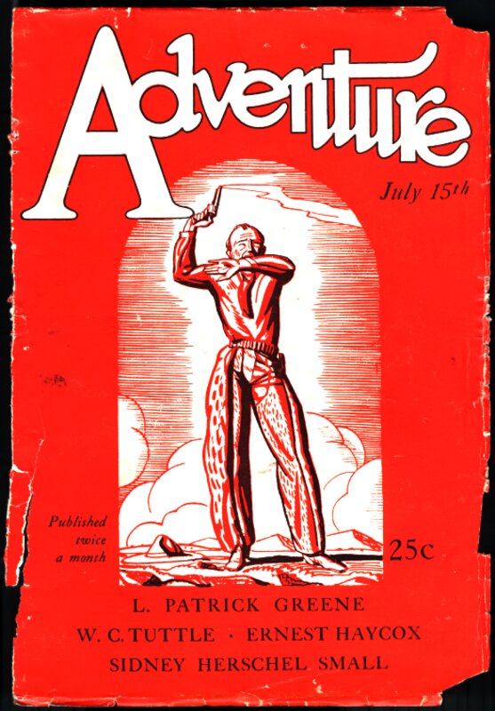 Adventure Magazine, July 15, 1927