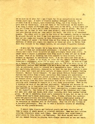 Letter from Haycox to W.F.G. Thacher ("Goodwin"), Page 2