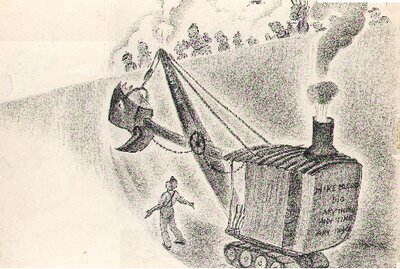 Mike Mulligan and His Steam Shovel Sketch