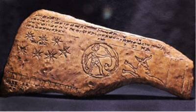 Babylonian Astronomical Almanac Cuneiform Tablet