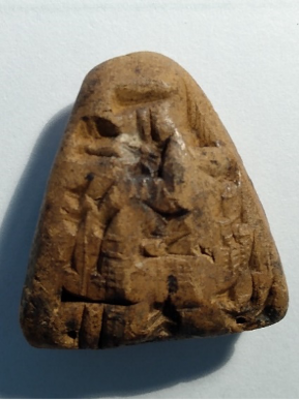 Assyrian Cuneiform Tablet on Sale of Grain