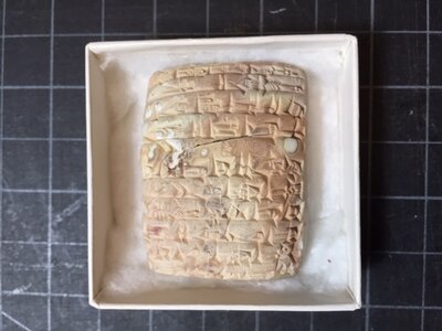 Cuneiform Tablet Regarding Harvest Time Transactions